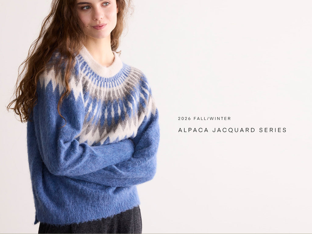 【new arrivals】ALPACA JACQUARD PULLOVER