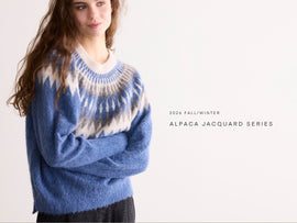 【new arrivals】ALPACA JACQUARD PULLOVER