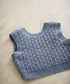 crochet double knit vest