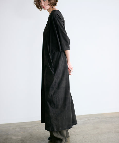 organic cotton jersey dolman dress