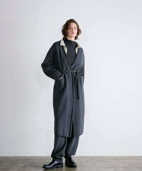 cotton cashmere high neck T