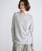 cotton cashmere crew neck relax T