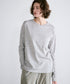 cotton cashmere crew neck relax T