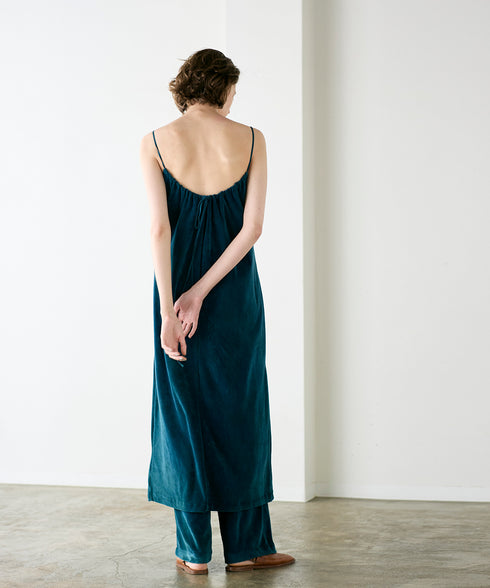 cotton velour camisole dress