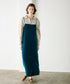 cotton velour camisole dress