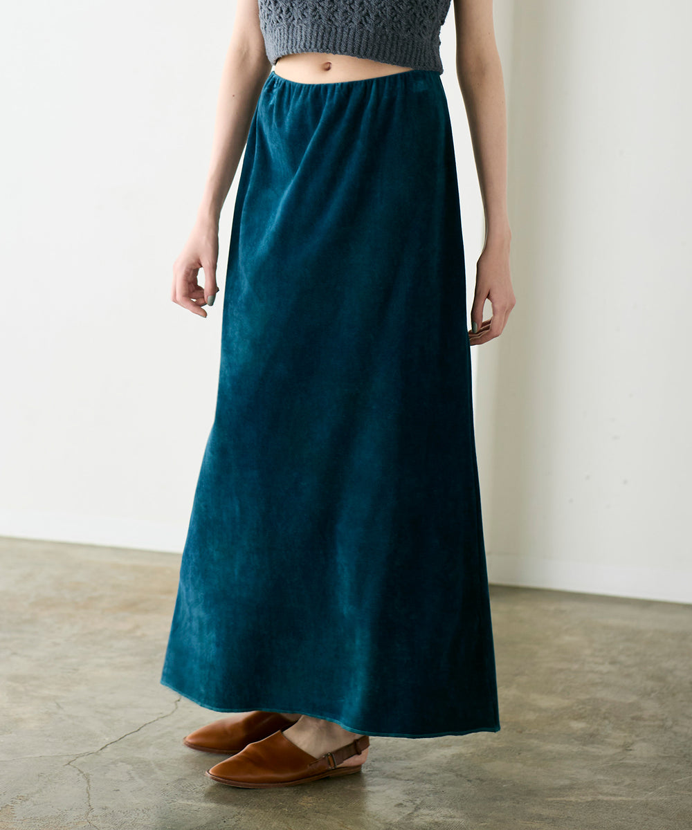 cotton velour long skirt – WALANCE OFFICIAL ONLINE SHOP