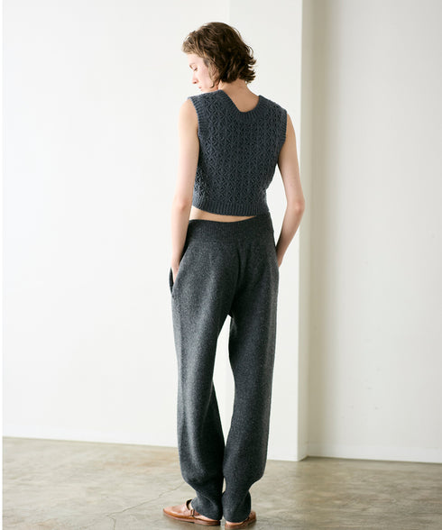 crochet double knit vest