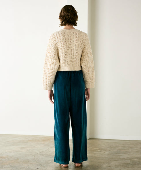 crochet double knit cardigan