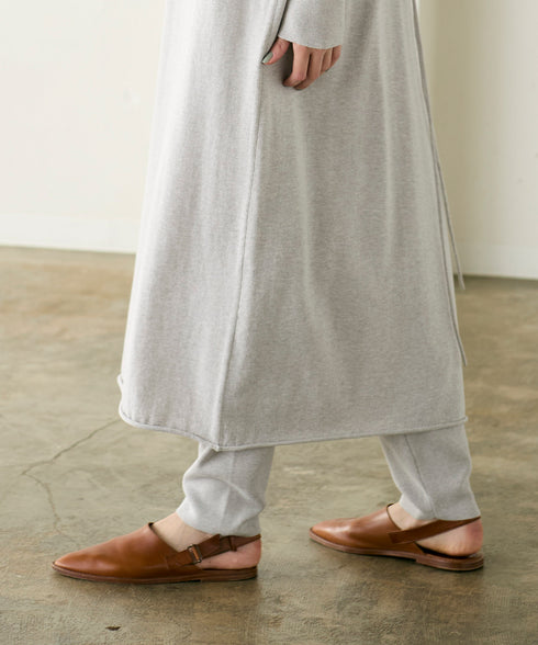 seawool×organic cotton knit pants