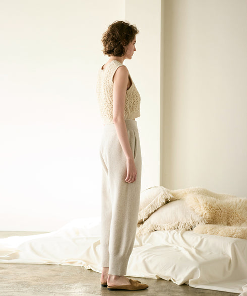 crochet double knit vest