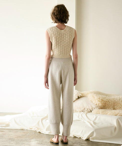 crochet double knit vest