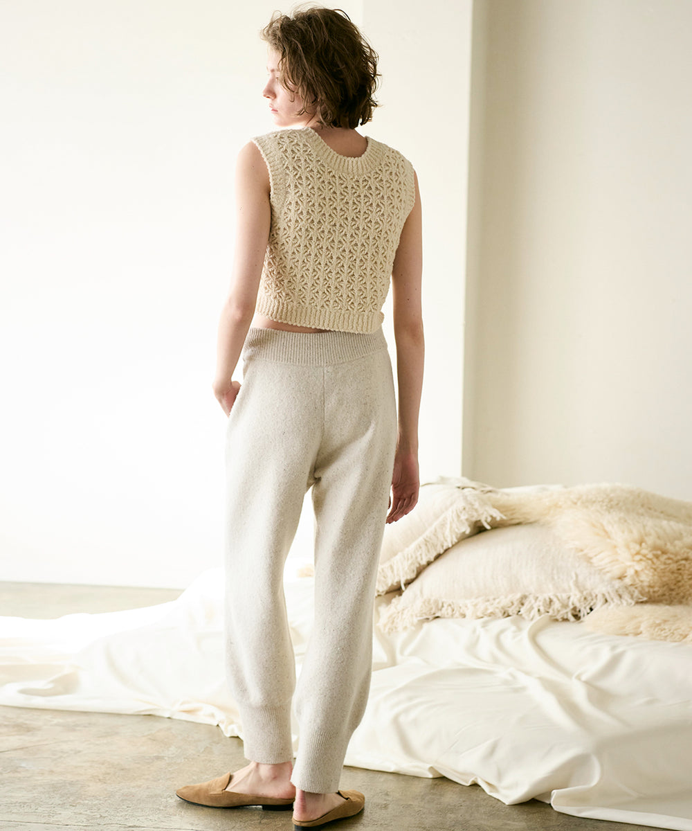 crochet double knit vest – WALANCE OFFICIAL ONLINE SHOP