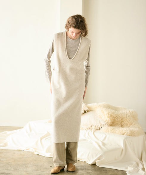 cotton cashmere crew neck T