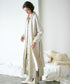 boiled wool long cardigan
