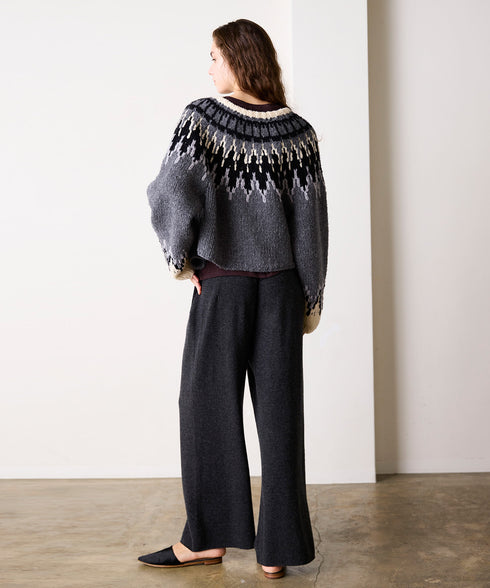 NORDIC HAND KNIT CARDIGAN