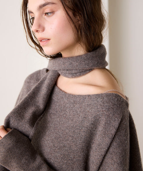 MERINO WOOL PONCHO STOLE