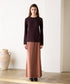 【coming soon】COTTON VELOUR LONG SKIRT