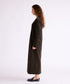 【coming soon】COTTON VELOUR DEEP V-NECK DRESS