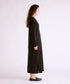 【coming soon】COTTON VELOUR DEEP V-NECK DRESS