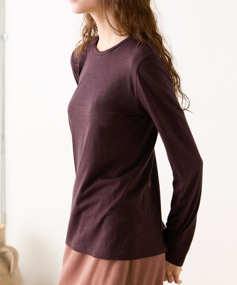 【coming soon】COTTON CASHMERE CREW NECK T