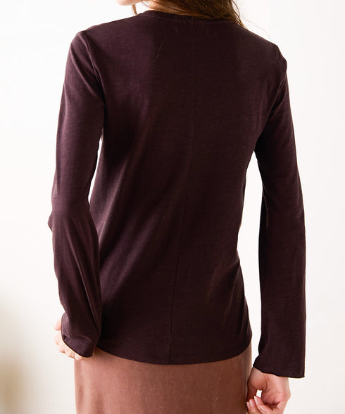 【coming soon】COTTON CASHMERE CREW NECK T