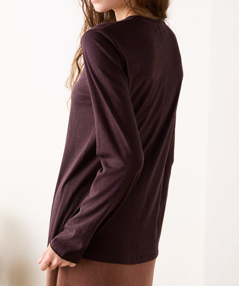 【coming soon】COTTON CASHMERE CREW NECK T