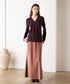 【coming soon】COTTON CASHMERE V-NECK T