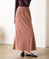 【coming soon】COTTON VELOUR LONG SKIRT
