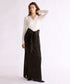 【coming soon】COTTON VELOUR DEEP V-NECK DRESS