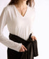 【coming soon】COTTON CASHMERE V-NECK T