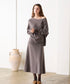 MERINO WOOL FLARE SKIRT