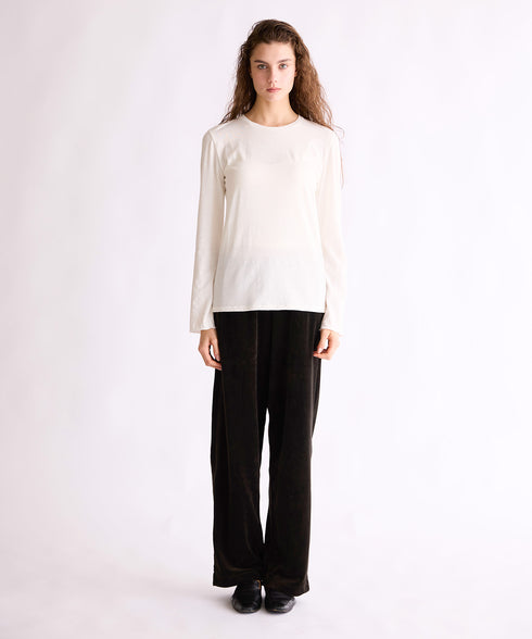 【coming soon】COTTON CASHMERE CREW NECK T