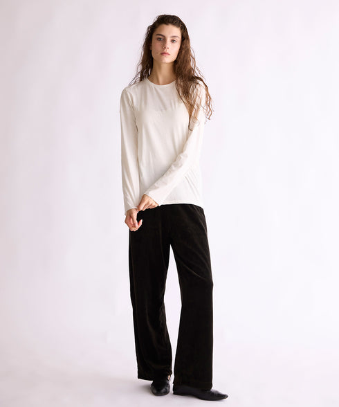 【coming soon】COTTON CASHMERE CREW NECK T