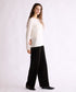 【coming soon】COTTON VELOUR WIDE PANTS