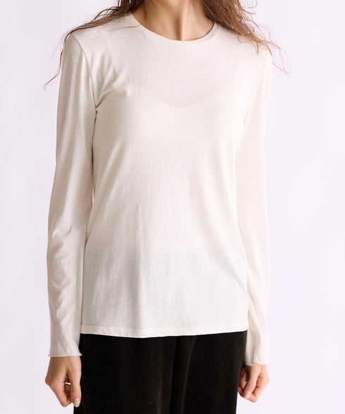 【coming soon】COTTON CASHMERE CREW NECK T