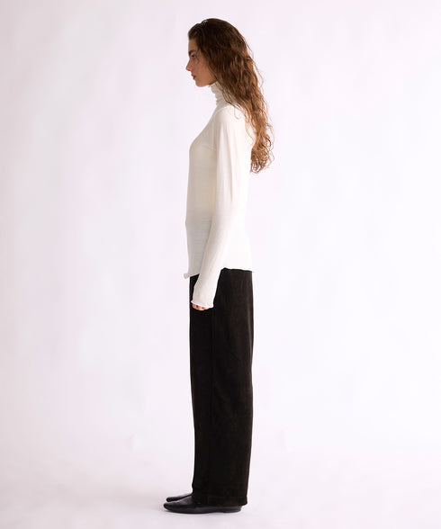 【coming soon】COTTON CASHMERE HIGH NECK T