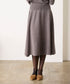 MERINO WOOL FLARE SKIRT