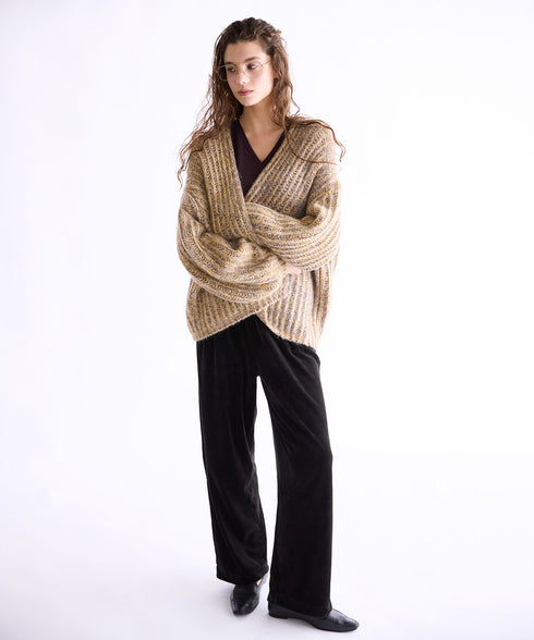MIX MOHAIR CARDIGAN
