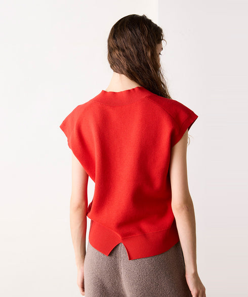 【8/28発売】COTTON SILK DOUBLEFACE VEST