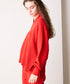 【8/28発売】COTTON SILK DOUBLEFACE HALF ZIP PULLOVER