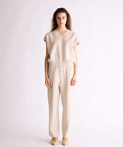 【8/28発売】COTTON SILK DOUBLEFACE PANTS