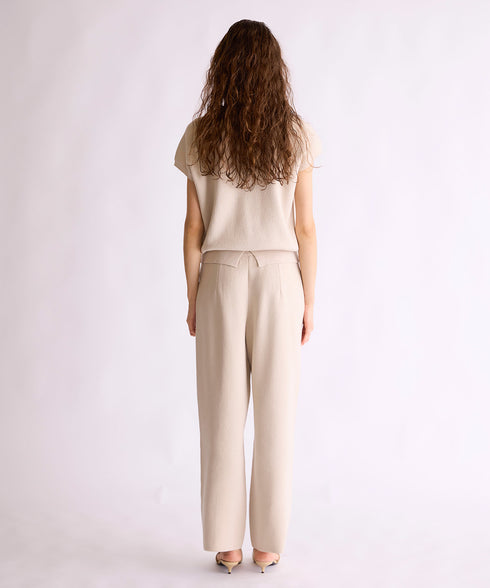 【8/28発売】COTTON SILK DOUBLEFACE PANTS