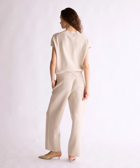 【8/28発売】COTTON SILK DOUBLEFACE PANTS