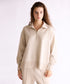 【8/28発売】COTTON SILK DOUBLEFACE HALF ZIP PULLOVER