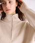 【8/28発売】COTTON SILK DOUBLEFACE HALF ZIP PULLOVER