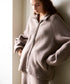 BOUCLE KNIT ZIP BLOUSON