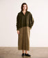 【coming soon】COTTON VELOUR DEEP V-NECK DRESS