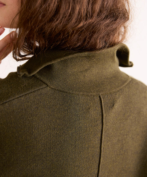 【8/28発売】COTTON SILK DOUBLEFACE HALF ZIP PULLOVER
