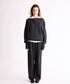 MERINO WOOL WIDE PANTS