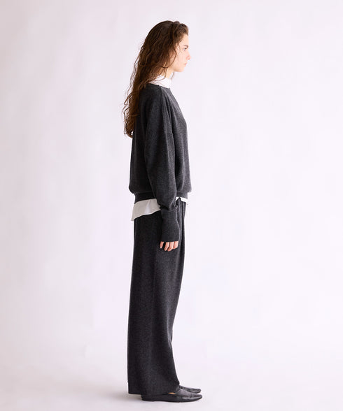 MERINO WOOL WIDE PANTS